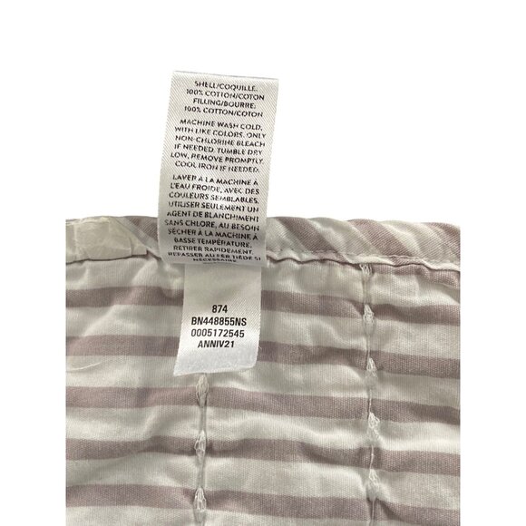 Nordstrom 36" X 45" Baby Quilt Cotton Layered Soft & Cozy Abstract Neutral Tones - Picture 12 of 13